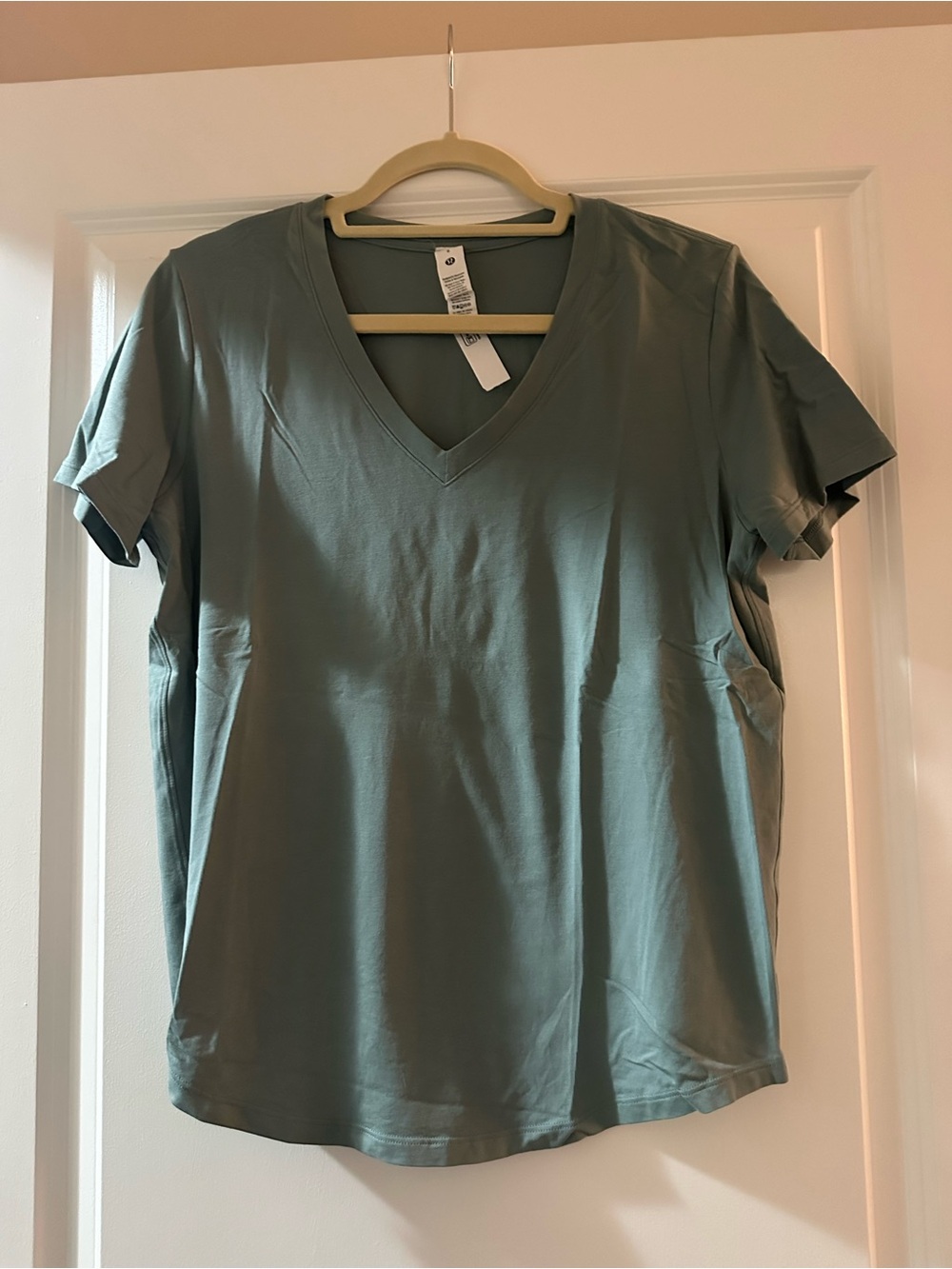 Lululemon Love V-Neck Short Sleeve Top - Crater Blue